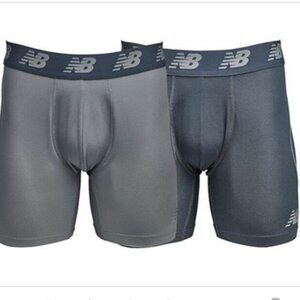 New Balance Men's Mesh Air Cool 6" Boxer Brief, 2 Pack - NB3003-2 (043N)